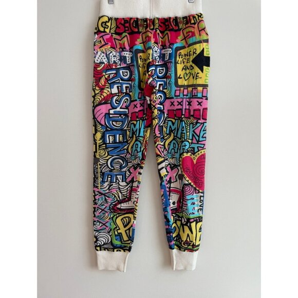 Hôtel Particulier 100% Wool Graffiti Art Joggers - Rare Luxury Streetwear - Picture 2 of 9